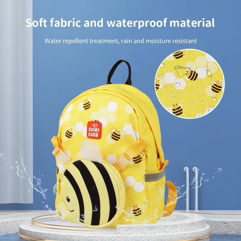 Supercute Bee Backpack Two-In-One