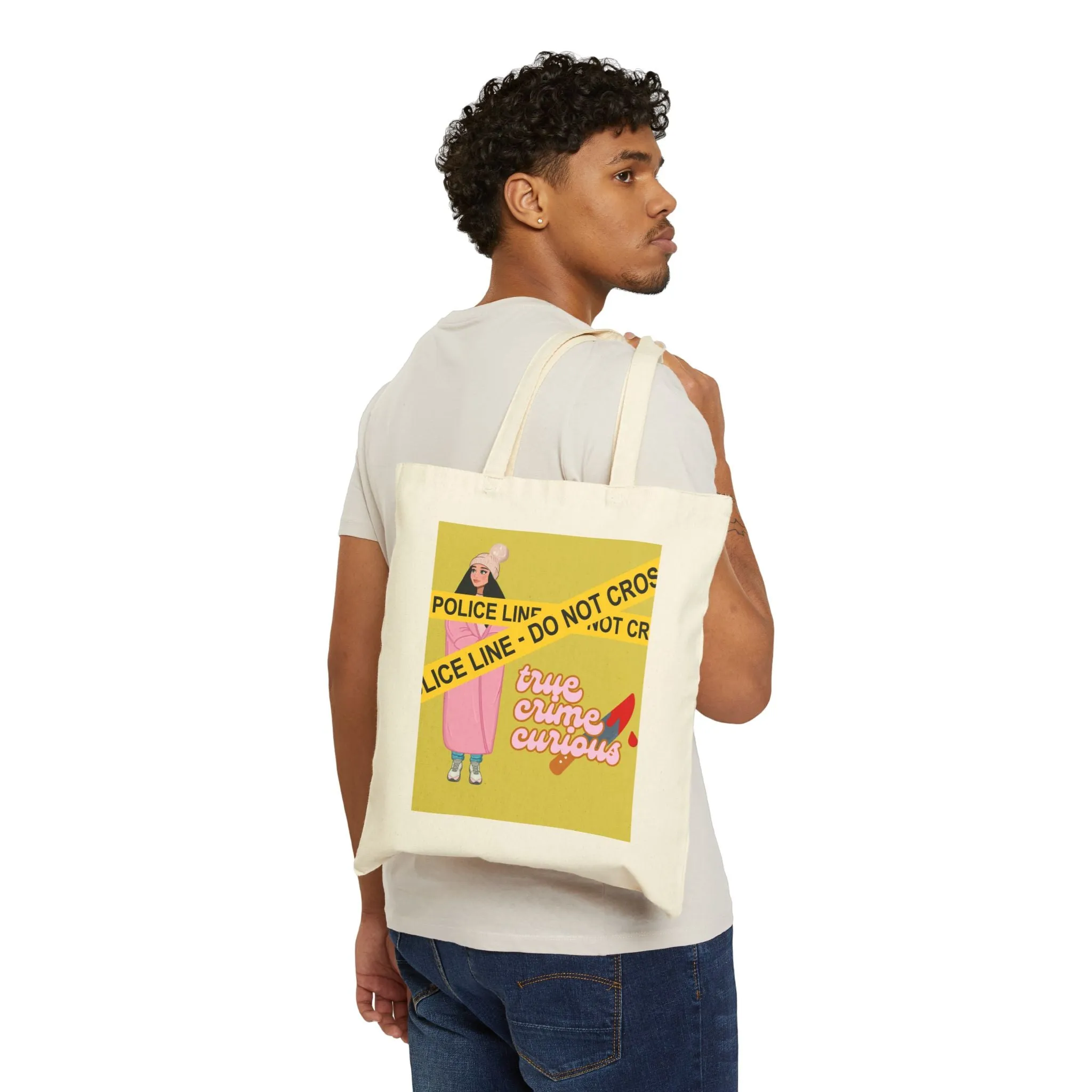 Tote Bag: True Crime Curious | Cute and Cozy edition