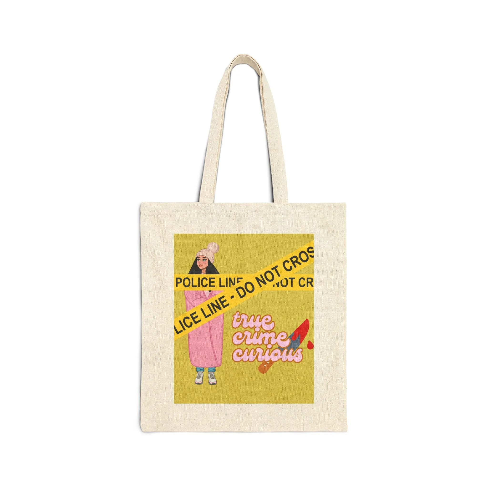 Tote Bag: True Crime Curious | Cute and Cozy edition