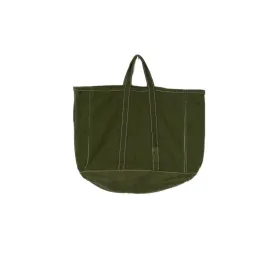 Vintage Military Green Coal Tote Bag