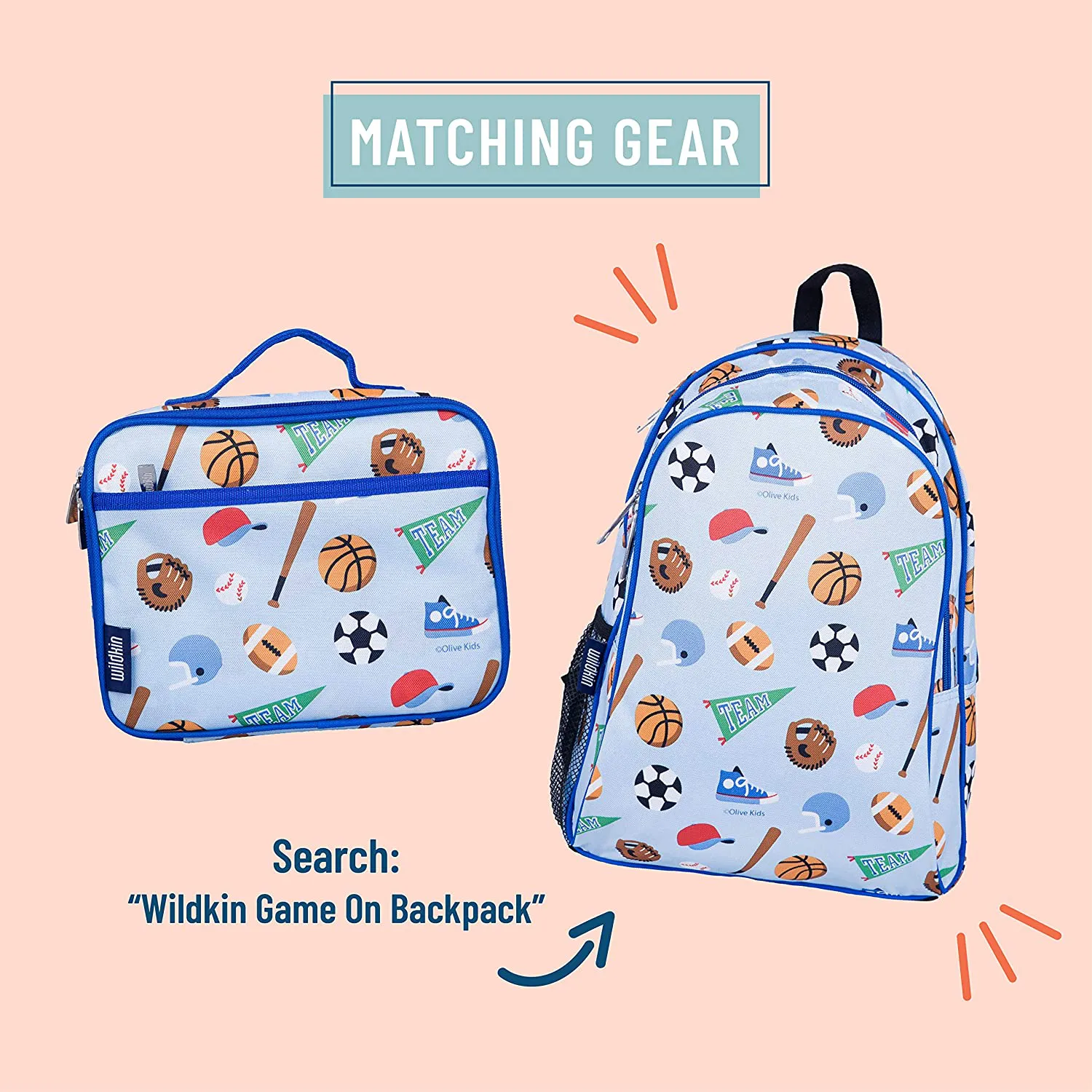 Wildkin Kids Insulated Lunch Box Bag for Boys and Girls, Perfect Size for Packing Hot or Cold Snacks for School and Travel, Mom's Choice Award Winner, BPA-free, Olive Kids (Out of this World)