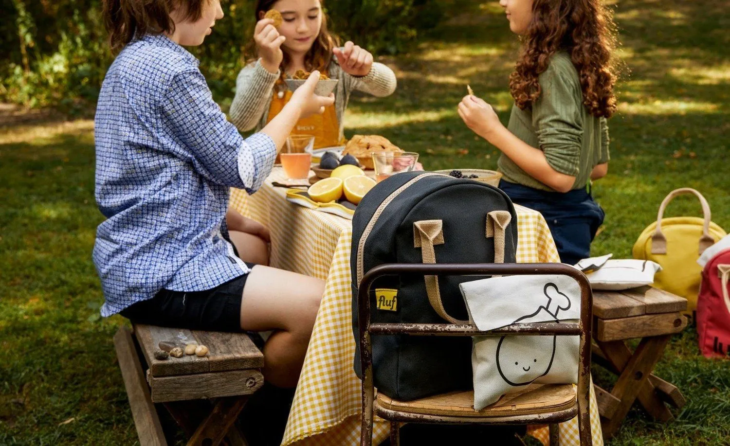 Zipper Lunch - Black Solid